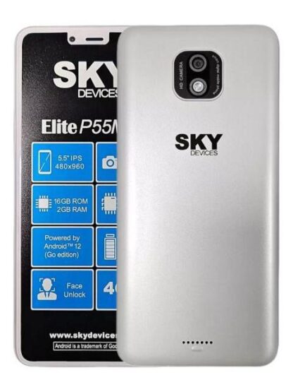 CELULAR ECONOMICO SKY DEVICES ELITE P55 MAX 16GB - 2GB RAM NUEVO BLANCO