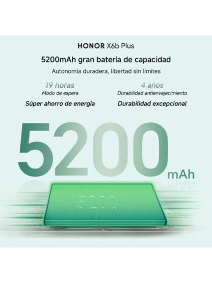 CELULAR HONOR X6B PLUS 256 GB 8GB RAM VERDE FORESTA - Image 3