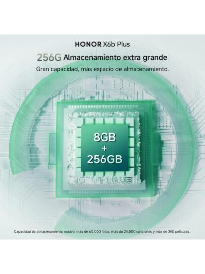 CELULAR HONOR X6B PLUS 256 GB 8GB RAM VERDE FORESTA - Image 4