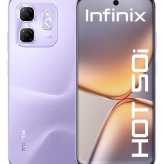 CELULAR INFINIX HOT 50I 128 GB ROM 4 GB+4 GB RAM VIRTUAL DUAL SIM MEDIATEK HELIO G81 6.7 HD+ 120 HZ 48 MP 5000 MAH CHARGE OF 18 W MORADO