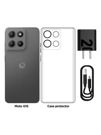 CELULAR MOTO G15 128GB 4RAM GRIS - Image 5
