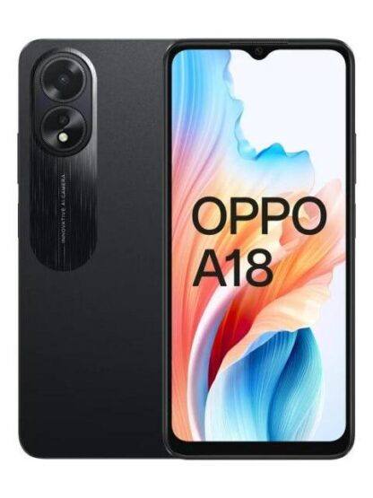 CELULAR OPPO A18 128GB - 4GB RAM NUEVO DESBLOQUEADO DUAL NEGRO