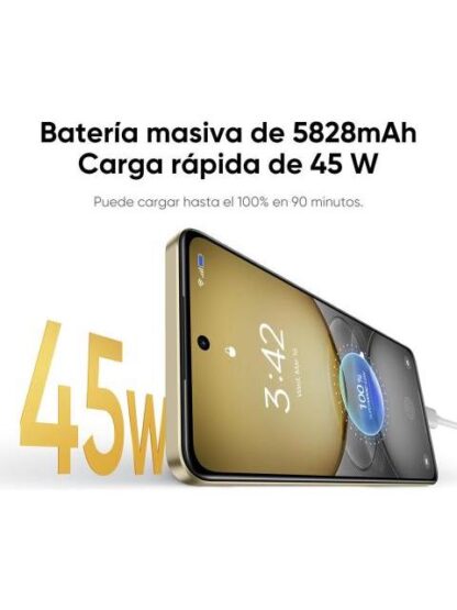 CELULAR REALME C75 DUAL SIM 256GB ROM DORADO 8GB RAM IP69 RESISTENCIA AL AGUA Y POLVO BATERIA 5828MAH 6.72 PANTALLA - Image 3