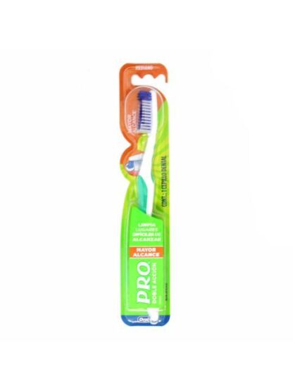 CEPILLO DENTAL PRO DOBLE ACCION MAYOR ALCANCE