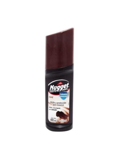 CERA PARA CALZADO NUGGET LIQUIDA CAFE 60 ML