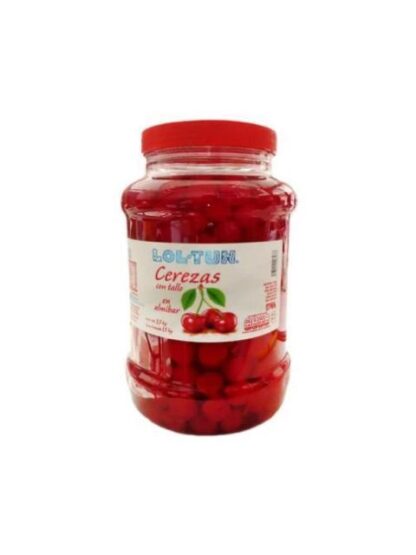 CEREZAS EN ALMIBAR CON TALLO LOLITROUN 3.5 KG