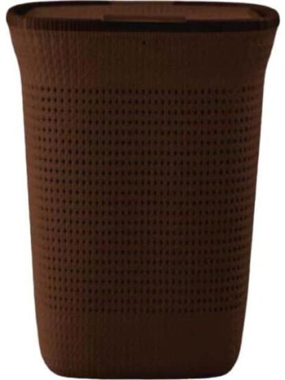 CESTO DE PLASTICO CHOCOLATE YULIANA