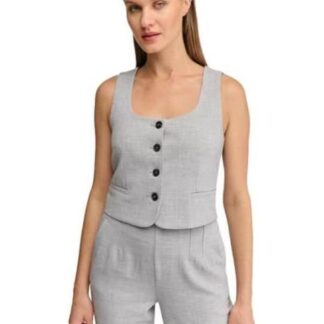 CHALECO LISO GRIS HOLLY LAND