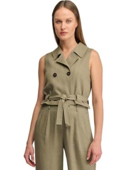 CHALECO LISO VERDE OLIVO HOLLY LAND - Image 3
