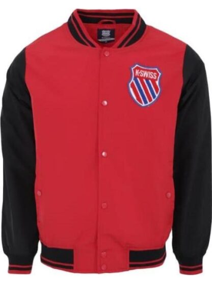 CHAMARRA BOMBER JACKET ROJO K-SWISS