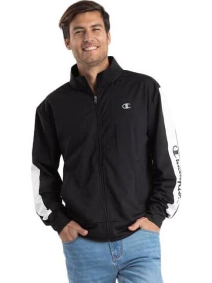 CHAMARRA BOMBER NEGRO CHAMPION