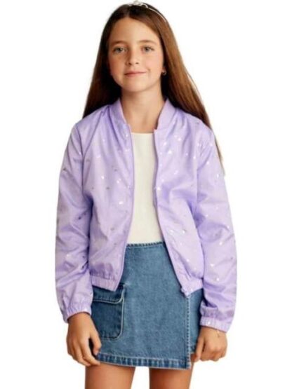 CHAMARRA CORAZONES LILA HOLLY LAND KIDS