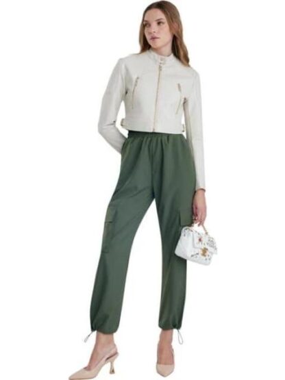 CHAMARRA CROP LISA MARFIL HOLLY LAND