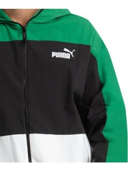 CHAMARRA HOODED WINDBREAKER VERDE PUMA - Image 6