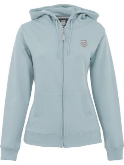 CHAMARRA K-SWISS HOOD FZ AZUL MENTA K-SWISS