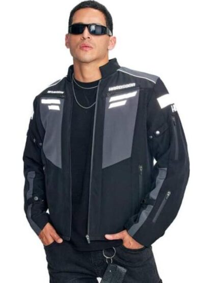 CHAMARRA MOTOCICLISMO NEGRO HARD SODA