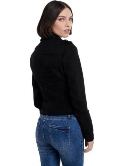CHAMARRA SUEDE NEGRO HOLLY LAND - Image 2
