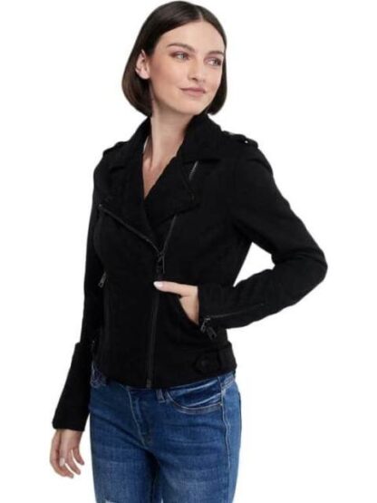 CHAMARRA SUEDE NEGRO HOLLY LAND - Image 4