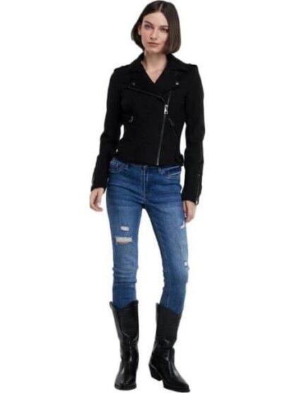 CHAMARRA SUEDE NEGRO HOLLY LAND - Image 5