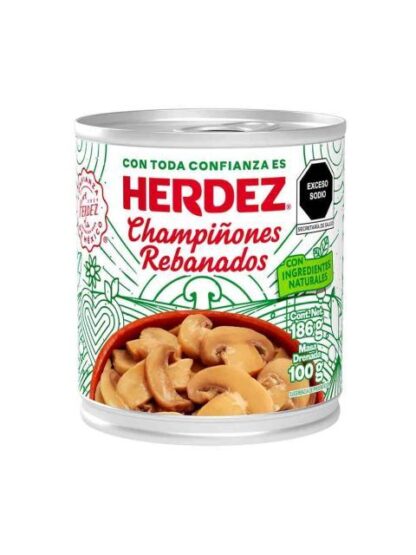 CHAMPIÑONES HERDEZ REBANADOS 186 G