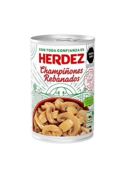 CHAMPIÑONES HERDEZ REBANADOS 380 G