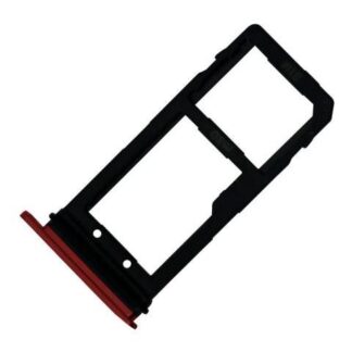 CHAROLA BANDEJA PORTA SIM CHIP HTC U11 UN SOLO SIM Y MEMORIA COLOR ROJO