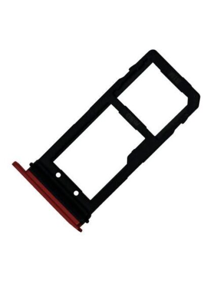 CHAROLA BANDEJA PORTA SIM CHIP HTC U11 UN SOLO SIM Y MEMORIA COLOR ROJO
