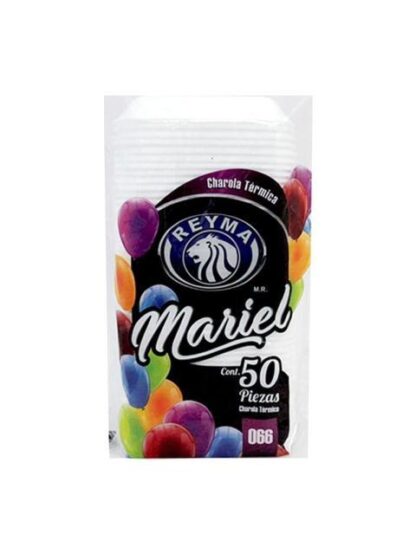 CHAROLA TERMICA REYMA MARIEL #66 BOLSA CON 50 PIEZAS