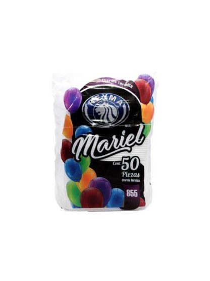 CHAROLA TERMICA REYMA MARIEL #855 BOLSA CON 50 PIEZAS