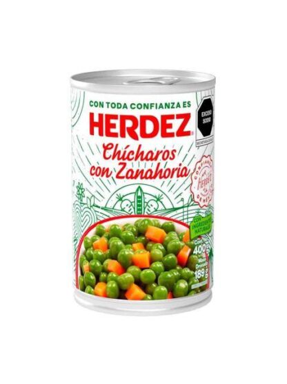 CHICHAROS CON ZANAHORIA HERDEZ 400 G