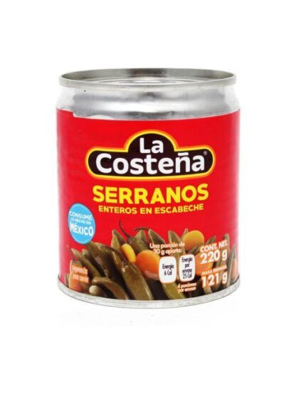 CHILE SERRANO LA COSTEÑA 220 GR