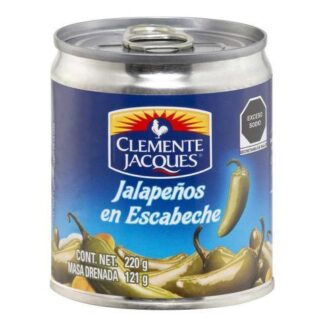 CHILES JALAPEÑOS ENTEROS CLEMENTE J. 220 GR