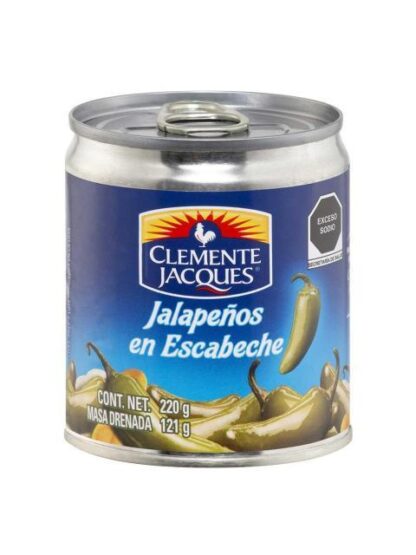 CHILES JALAPEÑOS ENTEROS CLEMENTE J. 220 GR