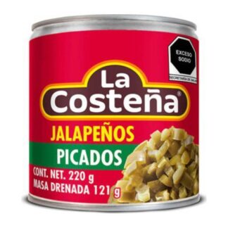 CHILES JALAPEÑOS PICADOS LA COSTEÑA 220 GR