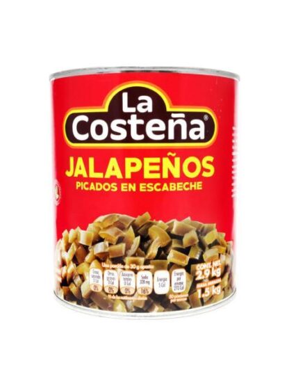 CHILES JALAPEÑOS PICADOS LA COSTEÑA 2.9 KG