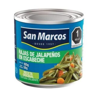 CHILES JALAPEÑOS RAJAS SAN MARCOS 105 GR