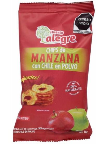 CHIPS MANZANA CHILE 15 G HUERTO ALEGRE