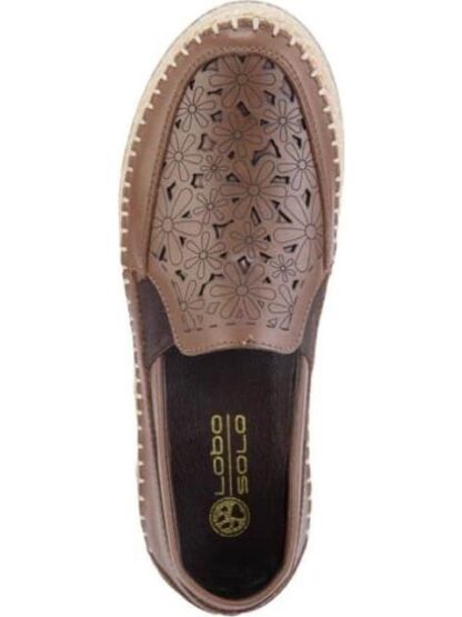 MOCASIN COSTURA ARTESANAL MIEL LOBO SOLO - Image 3