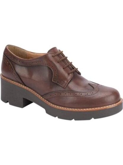 ZAPATO BOSTONIANO DE PIEL CAFE SEDUCTA - Image 2