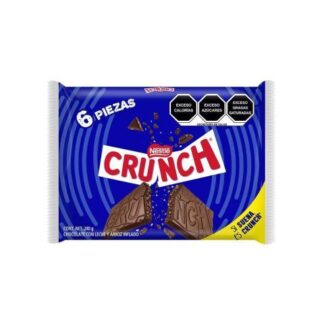 CHOCOLATE CRUNCH PAQUETE CON 6 PZ DE 40 GR