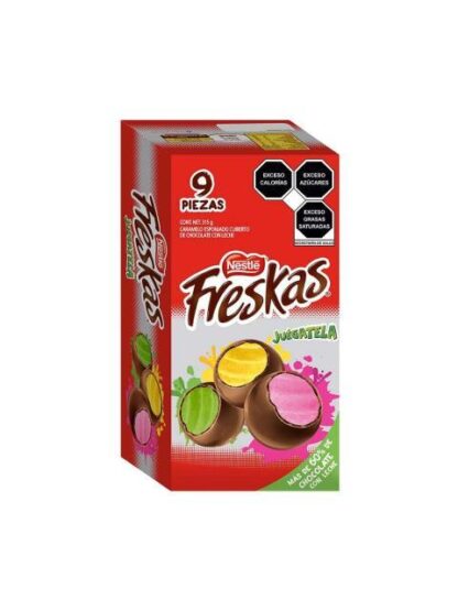 CHOCOLATE FRESKAS 9 PIEZAS DE 35 GR.