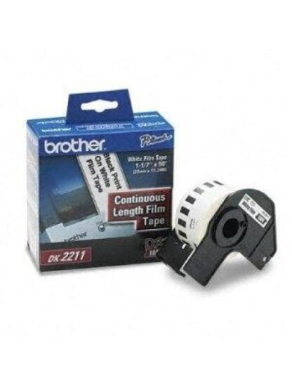 CINTA BROTHER DK2211 NEGRO SOBRE BLANCO 29MM X 15M