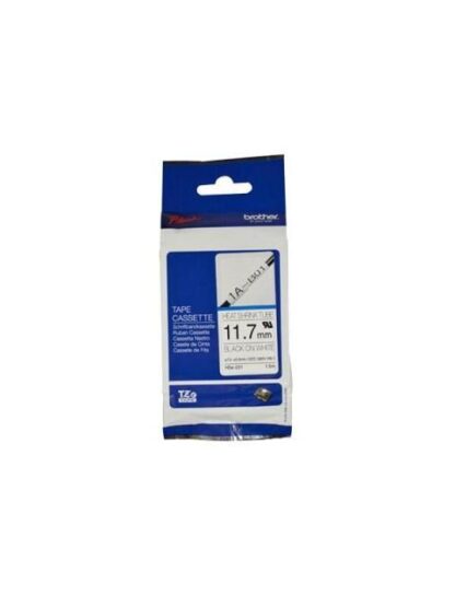 CINTA BROTHER HSE-231 NEGRO SOBRE BLANCO 1.17CM X 1.5M