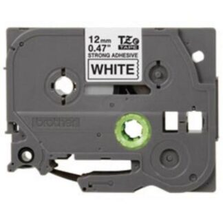 CINTA BROTHER TZES231 NEGRO SOBRE BLANCO 12MM X 8M