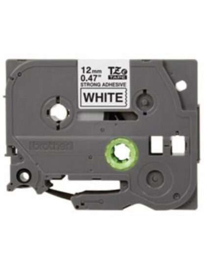 CINTA BROTHER TZES231 NEGRO SOBRE BLANCO 12MM X 8M