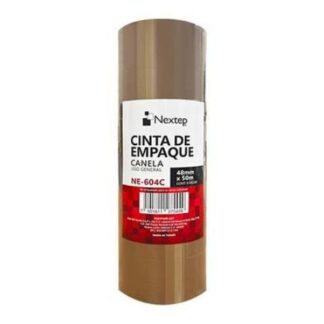 CINTA DE EMPAQUE CANELA NEXTEP NE604C USO GENERAL 48MM X 50 MTS PAQUETE CON 6 PIEZAS