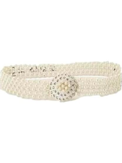 CINTURON TEXTURA CREMA HOLLY LAND