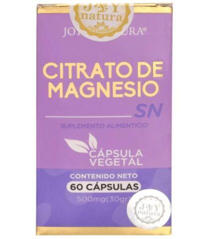 CITRATO DE MAGNESIO MELATONINA SN 60 CAP JOY NATURA