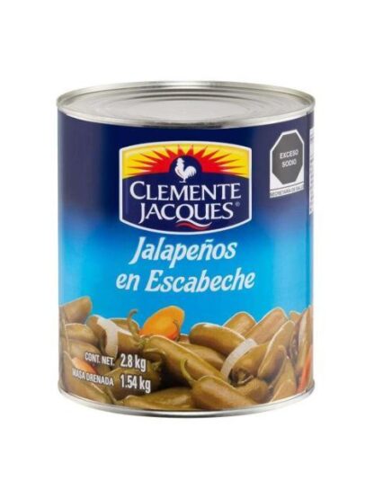 CLEMENTE JACQUES CHILES JALAPEÑOS 2.8 KG