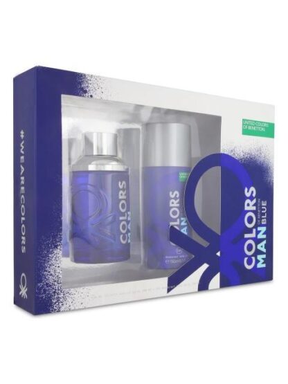 COLORS DE BENETTON MAN BLUE BENETTON 2PZ 100ML EDT - HOMBRE